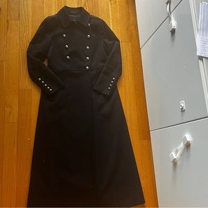 Black Theory Wool Military Coat L